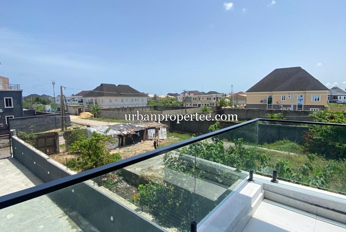 4 Bedroom Semi Detached Abraham Adesanya ,, Back Unit. Abraham Adesanya.